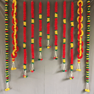 Set of Complete 11 Sola Wood Garland Backdrops